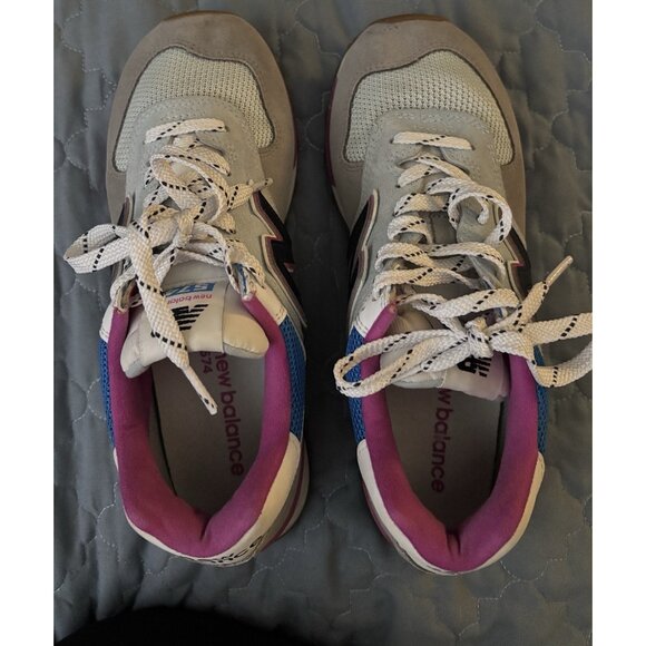 New Balance 574 Marblehead Morning Fog Size 7.5 - Picture 2 of 7